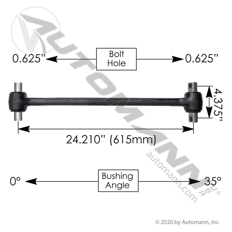 TMR536 - Torque Rod 24.210in Freightliner