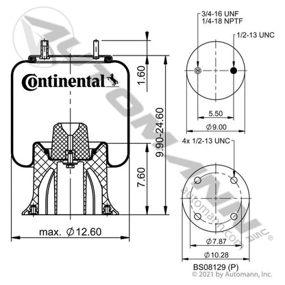 566.CT64279 - Air Spring Rolling Lobe
