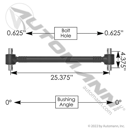 TMR533CE - T-Rod Crimped Poly-Rotate 25.375 IHC/For