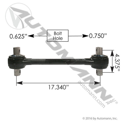 TMR549 - Torque Rod 17.340in Sealed Peterbilt