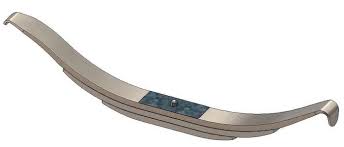 TRA-2727 - 3 Leaf Trailer Spring